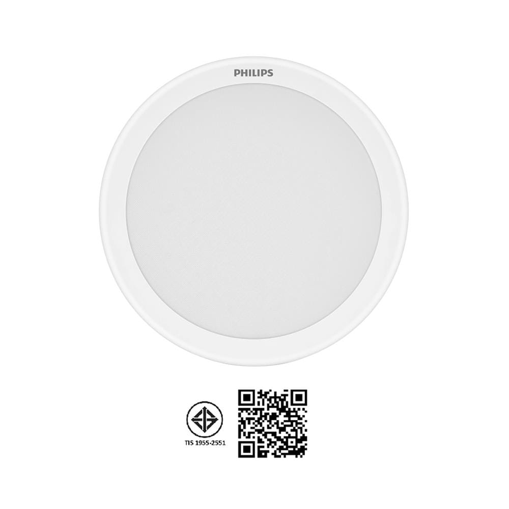 ดาวน์ไลท์ LED PHILIPS 59449 MESON105 4 นิ้ว 9 วัตต์ WARM WHITE สีขาว