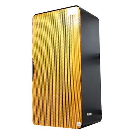 ตู้เหล็กบานเปิดทึบ KIOSK PW-01 สีดำ/ส้ม_1