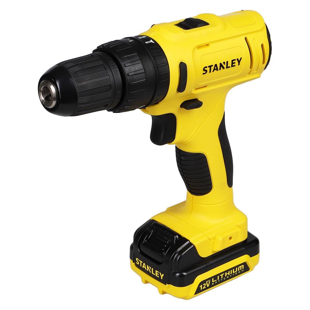 สว่านไร้สาย (พร้อมแบตเตอรี่) STANLEY SCH121S2-B1 12 โวลต์