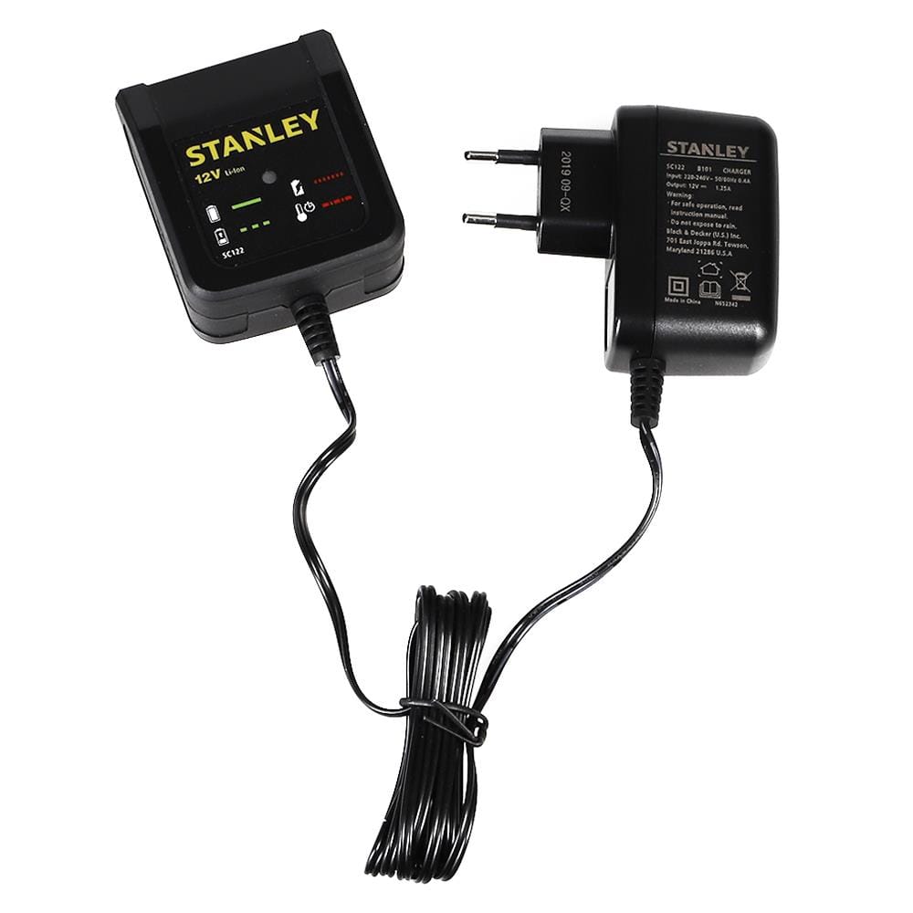 สว่านไร้สาย (พร้อมแบตเตอรี่) STANLEY SCH121S2-B1 12 โวลต์