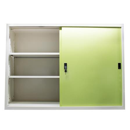 ตู้เหล็กบานเลื่อนทึบ KIOSK SOD-4 DG/GR สีเขียว_1