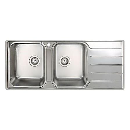 ซิงค์ฝัง 2หลุม 1ที่พัก BLANCO LEMIS 8S-IF 495.39.369 สเตนเลส