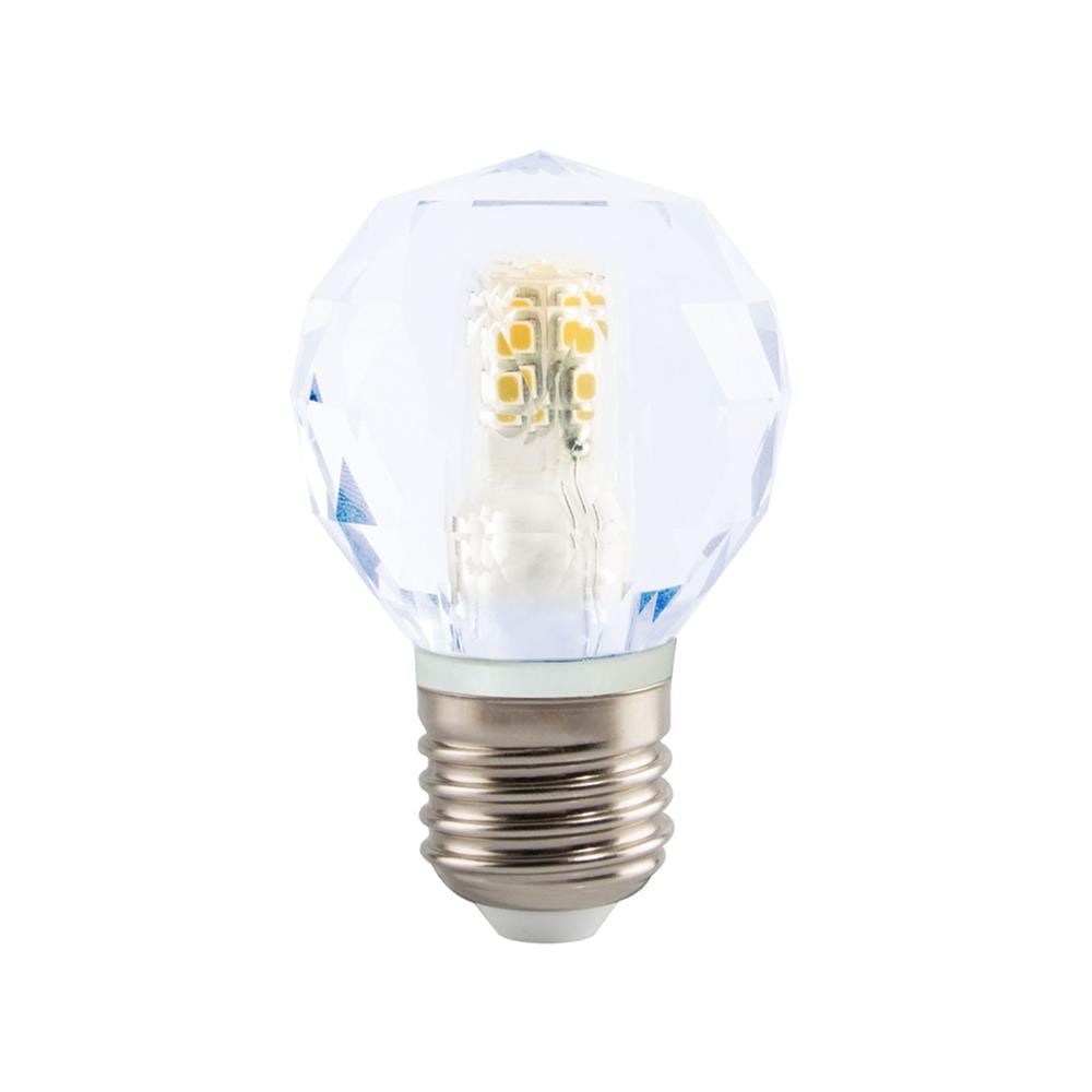 หลอด LED EVE CRYSTAL ROUND 4 วัตต์ WARM WHITE E27