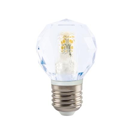 หลอด LED EVE CRYSTAL ROUND 4 วัตต์ WARM WHITE E27_0
