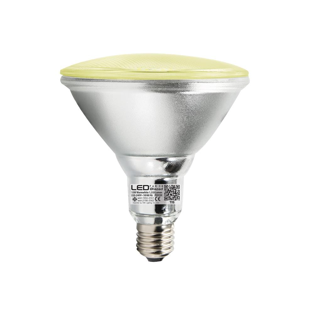 หลอด LED EVE PAR38 IP65 GLAZED 15 วัตต์ WARMWHITE E27