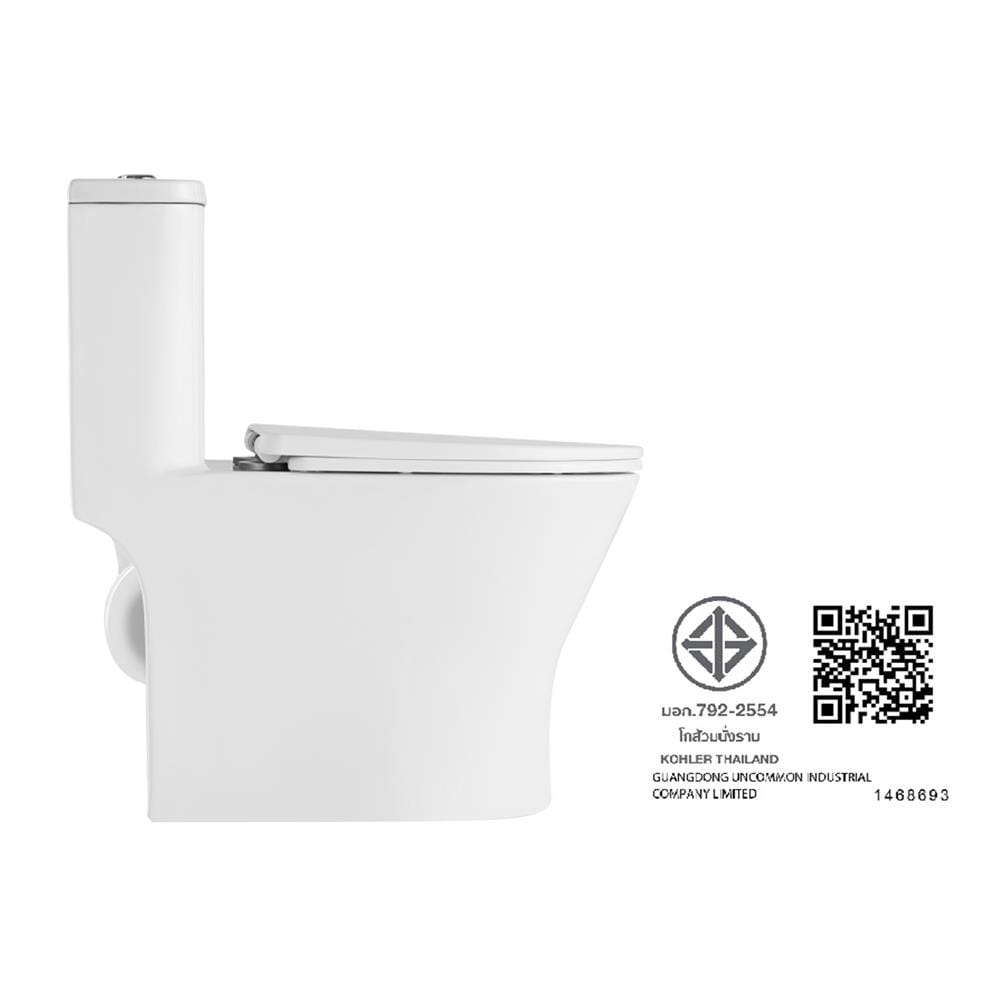 สุขภัณฑ์ 1 ชิ้น KARAT K-21926X-S-WK 3/4.8L ลิตร สีขาว