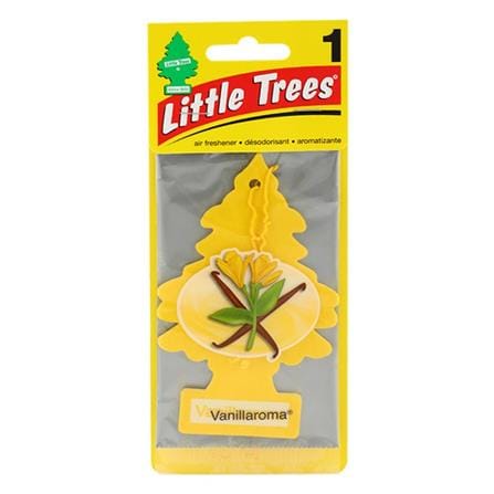 แผ่นหอมปรับอากาศรถยนต์ LITTLE TREES  0.21g VANILLA AROMA