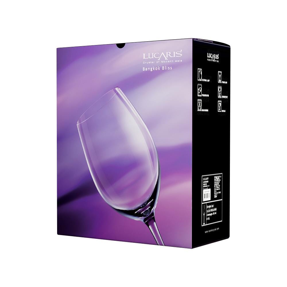 แก้วก้านคริสตัล 745ml LUCARIS BANGKOK BLISS แพ็ค 2 ใบ