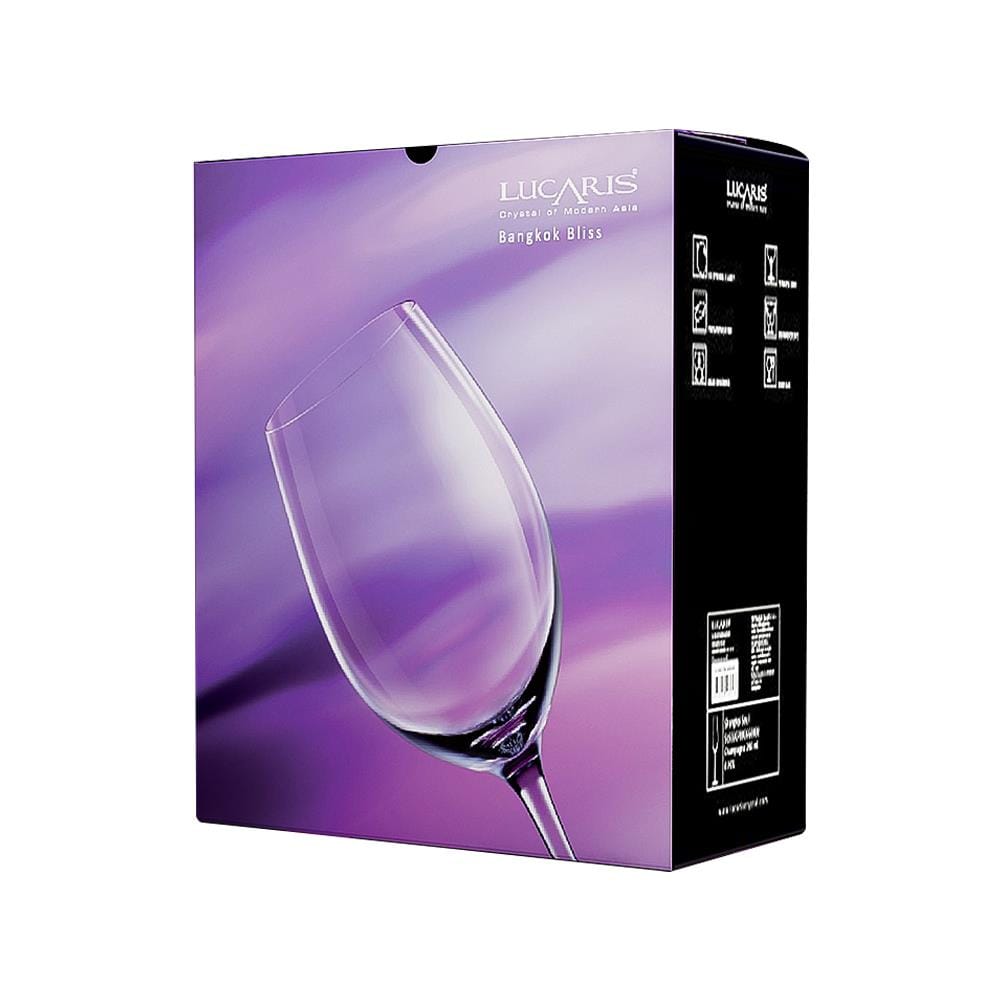 แก้วก้านคริสตัล 180ml LUCARIS BANGKOK BLISS แพ็ค 2 ใบ