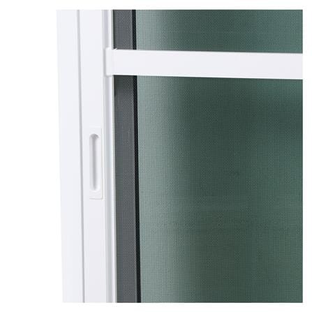 ประตูบานเลื่อน อะลูมิเนียม S-S มุ้ง SANKYOALUMI J-TRUST VEN-JT 200X205 ซม. สีขาว_3