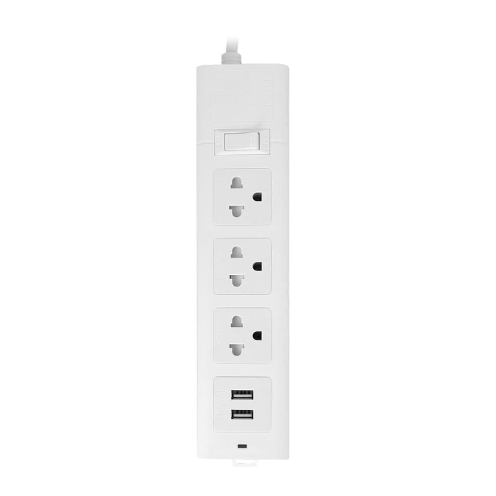 รางปลั๊กไฟ 3 ช่อง 1 สวิตช์ 2USB ELECKTA 664UELEK 3 ม.