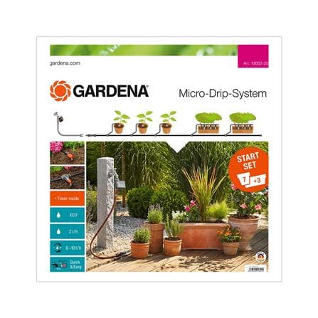 ชุดรดน้ำต้นไม้หัวน้ำหยด พร้อมระบบควบคุม GARDENA 13002-20 15 เมตร_1