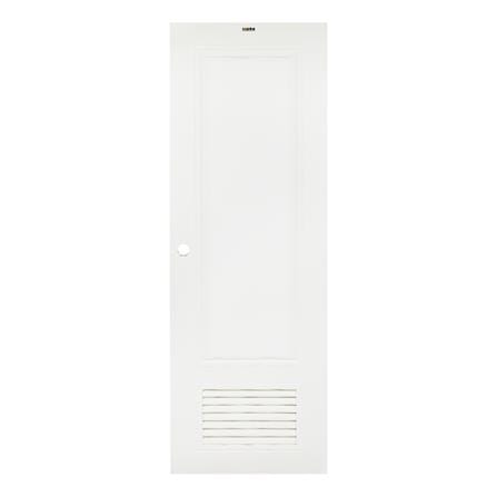 ประตูห้องน้ำ PVC เกล็ดล่าง AZLE W1 มอก. 70x200 ซม. สีขาว_0