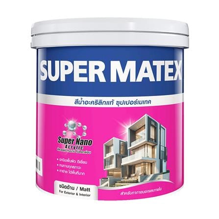 สีน้ำทาภายนอก ชนิดด้าน TOA SUPERMATEX ADVANCE BASE C 1 แกลลอน_0