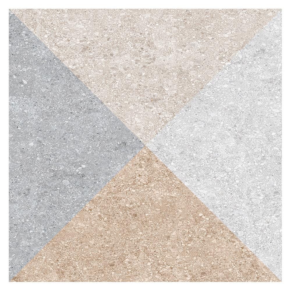 กระเบื้องพื้นพอร์ซเลน  40x40 ซม. CERGRES เอสกามัส มิกซ์ คัลเลอร์ A