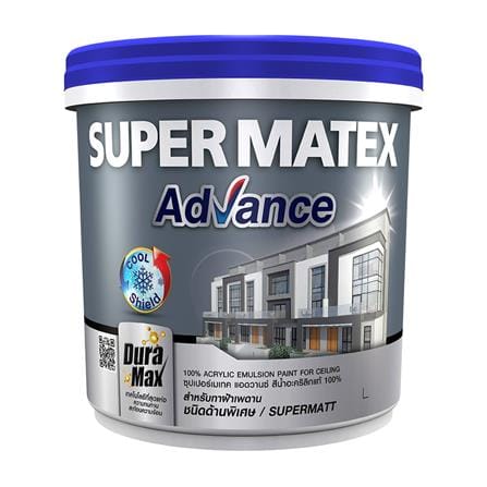 สีน้ำทาฝ้า TOA SUPERMATEX ADVANCE 800 ด้าน 1 แกลลอน_0