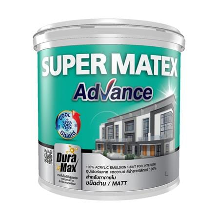 สีน้ำทาภายใน TOA SUPERMATEX ADVANCE BASE D ด้าน 1 แกลลอน_0