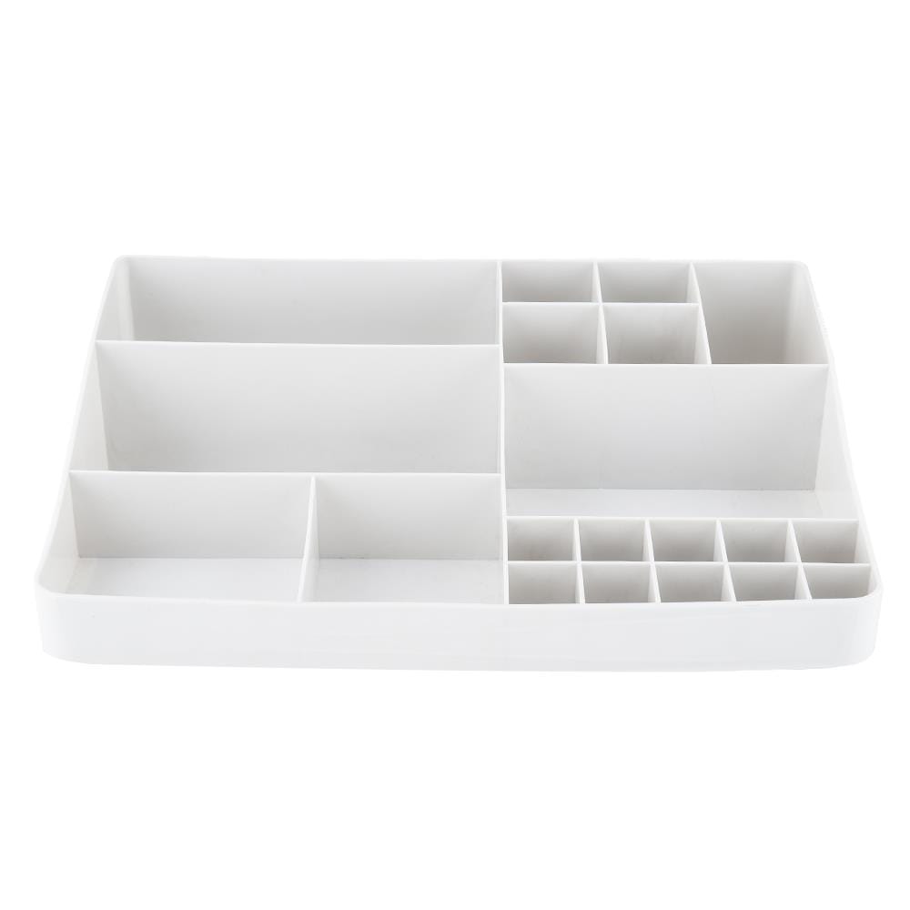 ถาดช่องพลาสติก STACKO L19040901 34.1x25.7x8 ซม. สีขาว