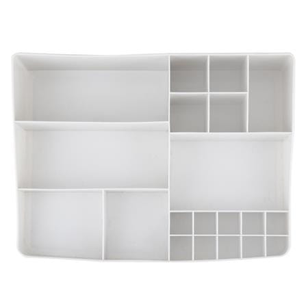 ถาดช่องพลาสติก STACKO L19040901 34.1x25.7x8 ซม. สีขาว_2