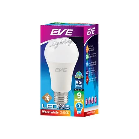 หลอด LED EVE A60 MOTION SENSOR WARM WHITE E27 9 วัตต์_2