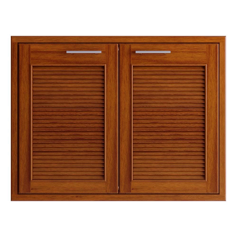 บานซิงค์คู่ HOME WOOD COZY GOLD 81x61 ซม. สีธรรมชาติ