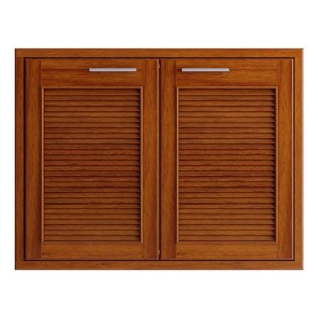 บานซิงค์คู่ HOME WOOD COZY GOLD 81x61 ซม. สีธรรมชาติ_0