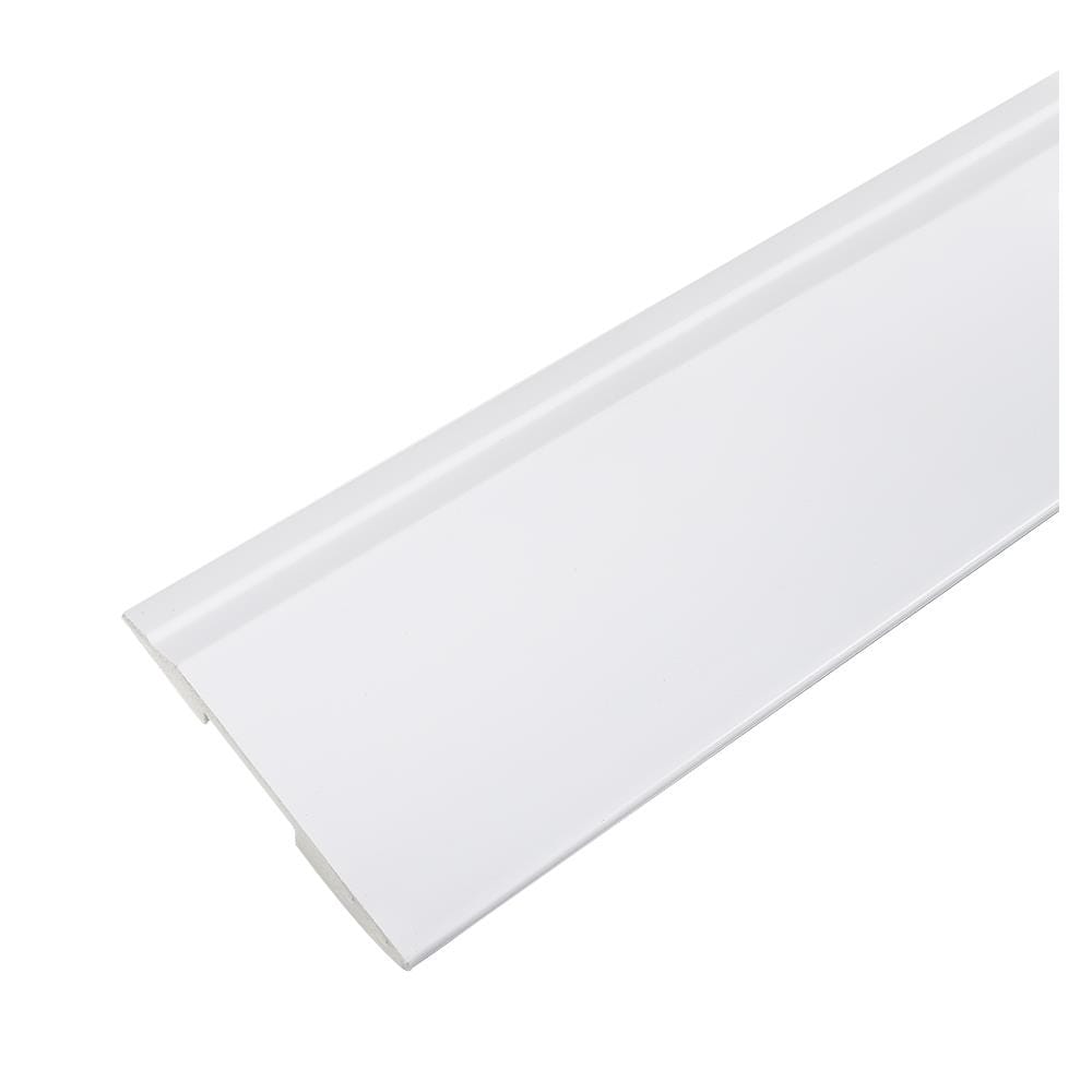 บัวพื้น PS CROBERN LD-3601 9.5x240x1.2 ซม. สีขาว