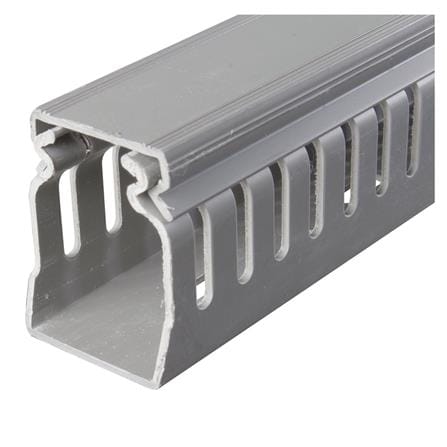 SLOTTED WIRING DUCT SCG 4X3 CM 2M GRAY