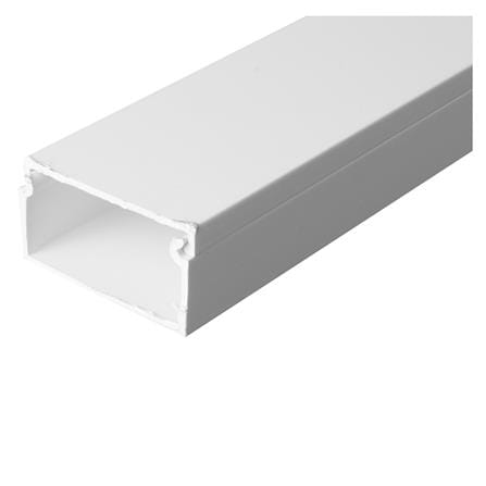 DECORATIVE CABLE TRUNKING SCG 2X4 CM 2M WHITE