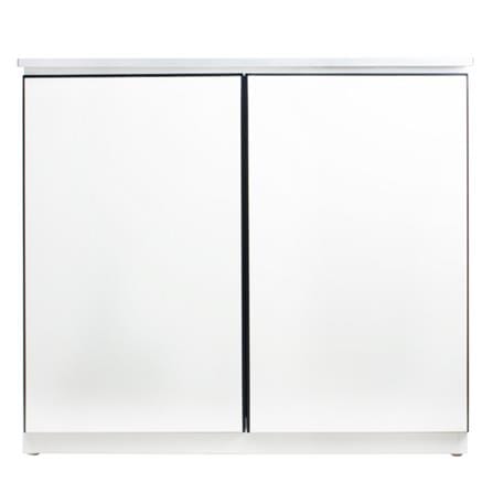 ตู้เหล็กบานเปิดทึบ KIOSK DB-201 สีขาว_1