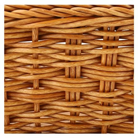 ตะกร้าเหลี่ยมเตี้ย MONARCH 36x23x7 ซม. สีน้ำตาล_3