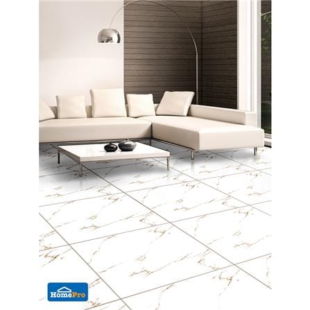 กระเบื้องพื้น 60x60 ซม. เพอลิโน่ ไวท์ 1.44M2_2