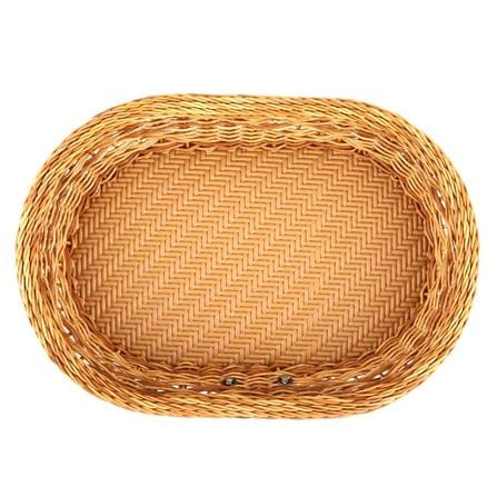 ตะกร้ารีเตี้ย MONARCH 36x26x7 ซม. สีน้ำตาล_2