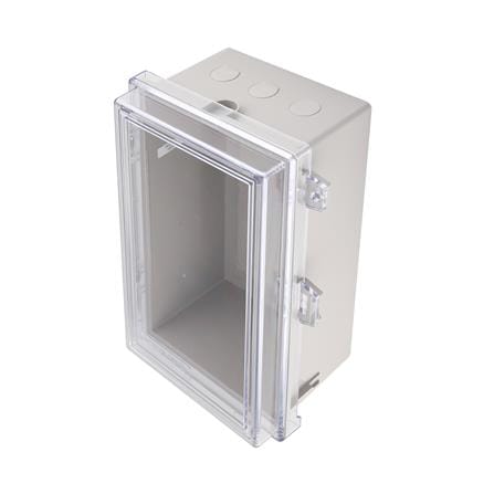 ตู้กันน้ำฝาใส RACER EE01-TC 7x 12 นิ้ว สีเทา_1