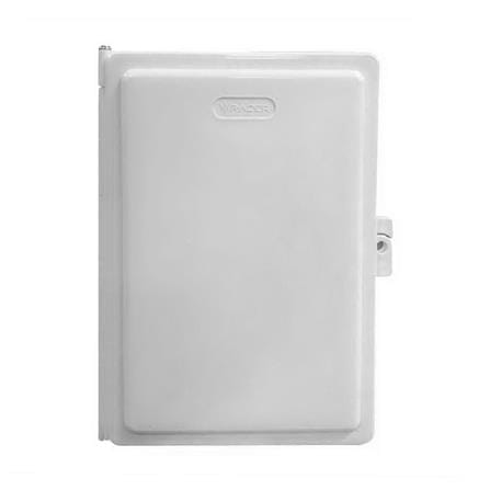 ตู้กันน้ำ ฝาทึบ RACER EE01W 7x12 นิ้ว สีขาว