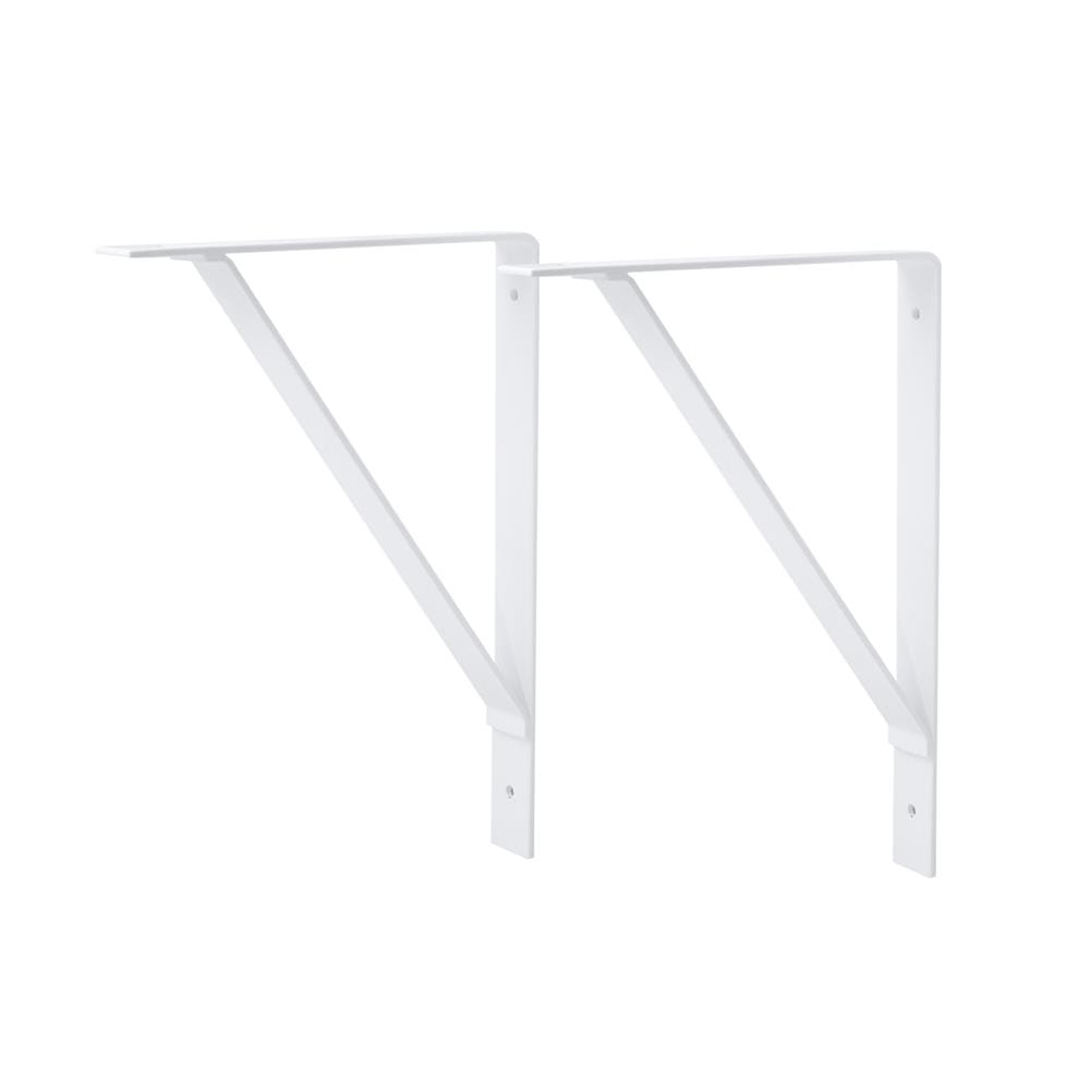 แขนรับชั้นเหล็ก STACKO BASIC L 25x18 ซม. สีขาว