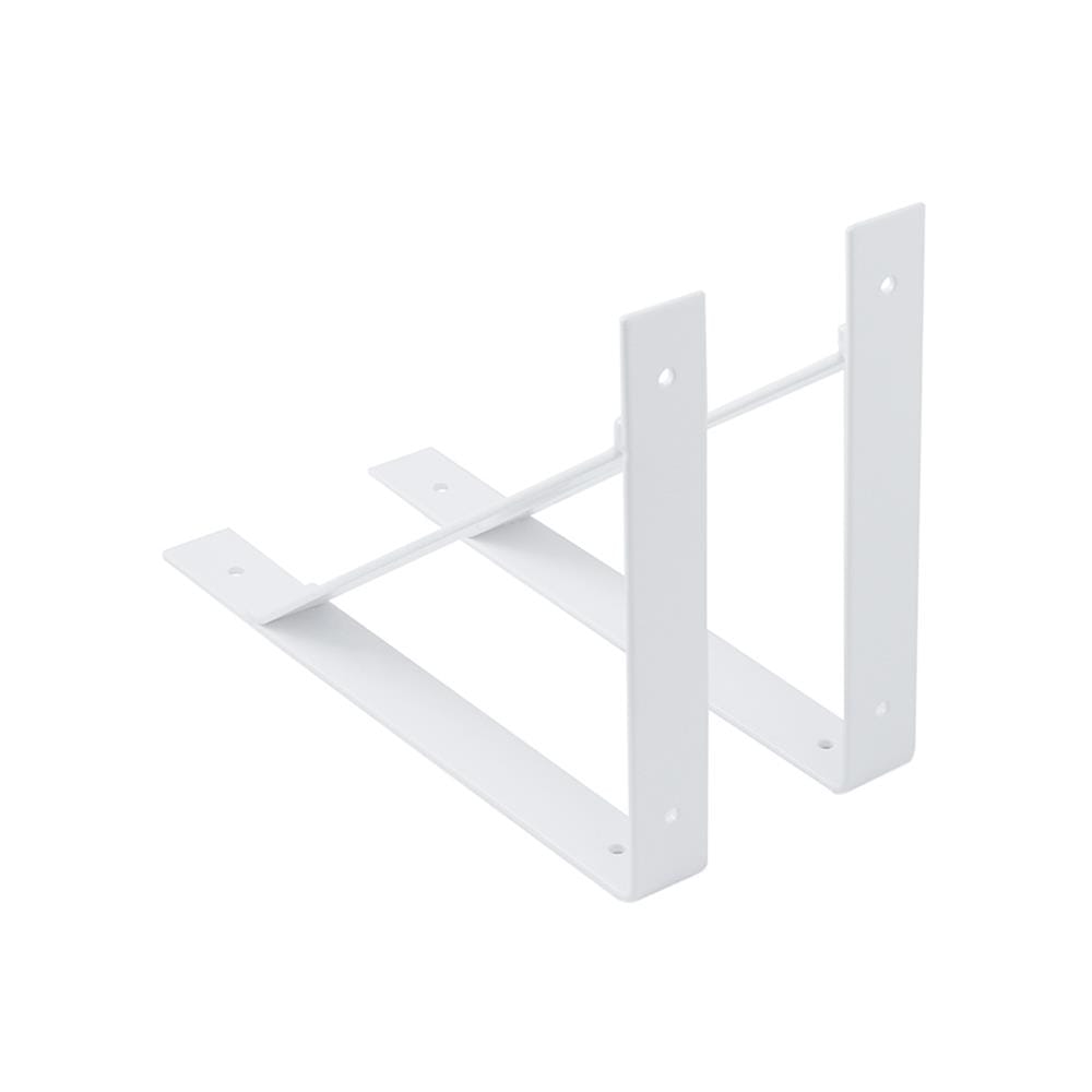 แขนรับชั้นเหล็ก STACKO BASIC L 25x18 ซม. สีขาว