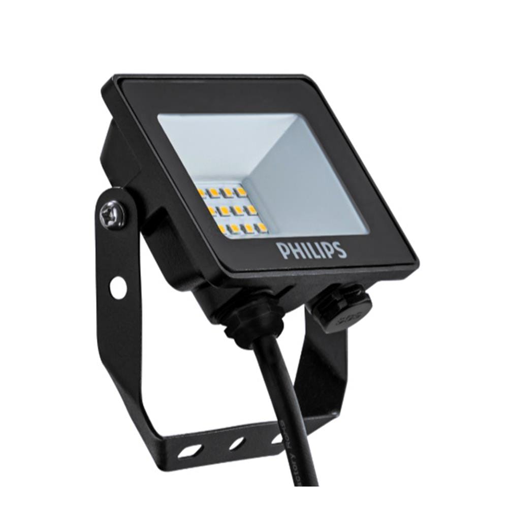 สปอตไลท์ภายนอก LED PHILIPS BVP150 10 วัตต์ WARMWHITE สีดำ