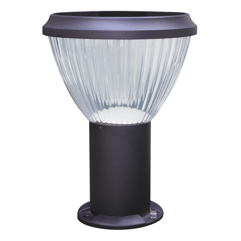 ไฟหัวเสา SOLAR RIN 216293009 5 วัตต์ สีดำ