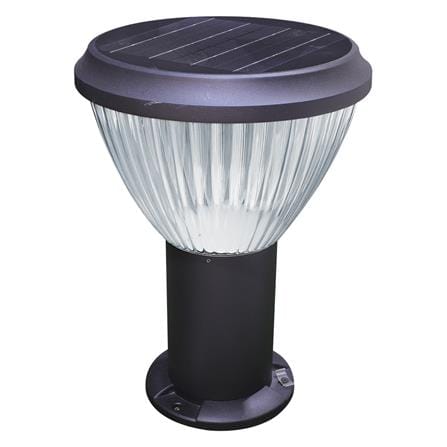 ไฟหัวเสา SOLAR RIN 216293009 5 วัตต์ สีดำ_0
