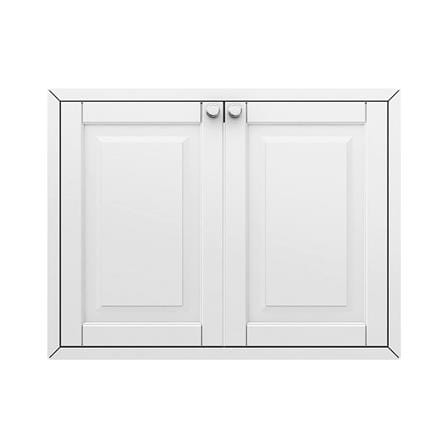 บานซิงค์คู่ STARMARK ALICE 86x8.6x66 ซม. ขาว_0