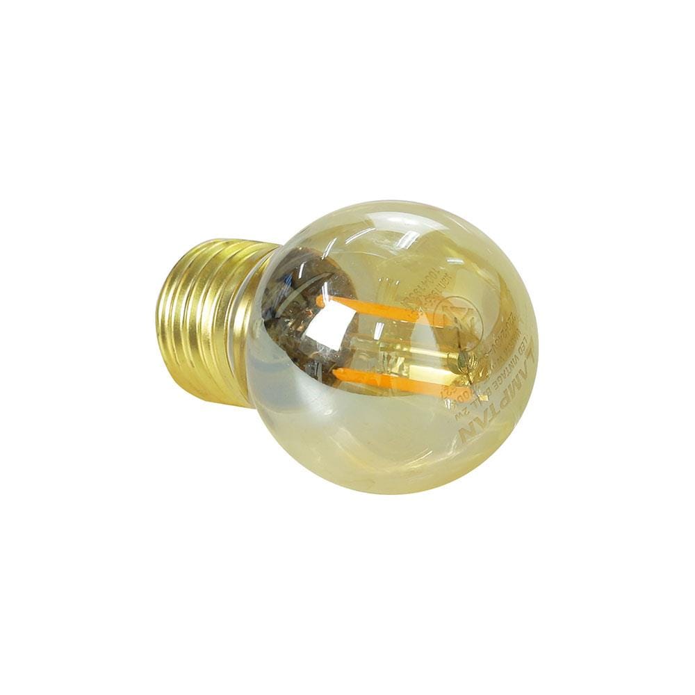 หลอด LED WARM WHITE LAMPTAN VINTAGE 2W E27 สีเหลือง/ขาว