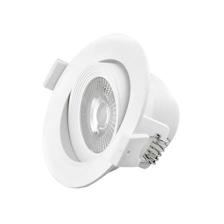 ดาวน์ไลท์ LED RACER ADJUSTABLE ROUND 4 นิ้ว 5 วัตต์ DAYLIGHT สีขาว_1