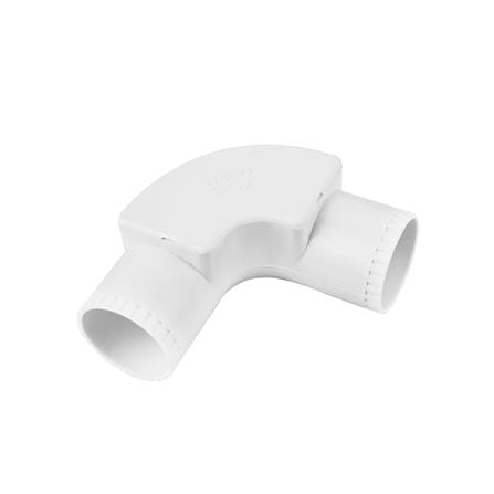 ข้องอ 90 ฝาเปิด PVC HACO 32 มม. สีขาว_1