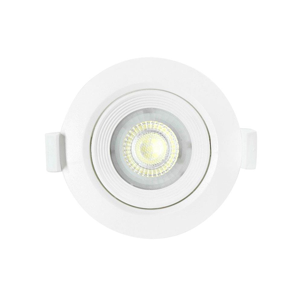 ดาวน์ไลท์ LED RACER ADJUSTABLE ROUND 4 นิ้ว 5 วัตต์ WARM WHITE สีขาว