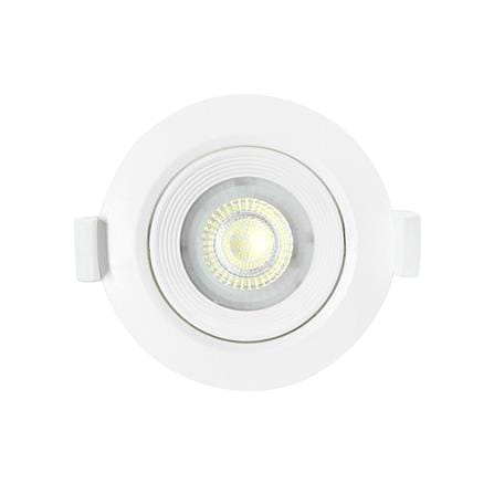 ดาวน์ไลท์ LED RACER ADJUSTABLE ROUND 4 นิ้ว 5 วัตต์ WARM WHITE สีขาว_0