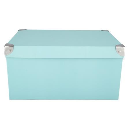 กล่องกระดาษเหลี่ยม STACKO ไซซ์ M 22.7x30.3x15.2 ซม. สีฟ้า_1