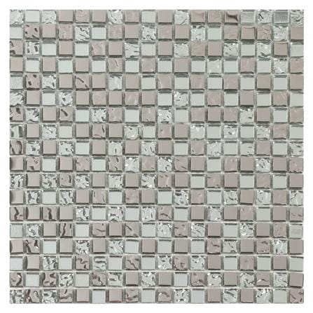 โมเสคแก้ว 30x30 ซม. GLASCERA ซิลเวอร์ กลีม_0