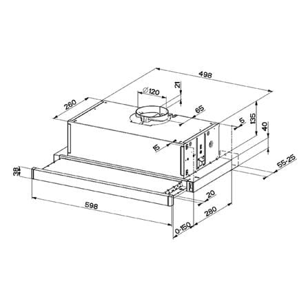 เครื่องดูดควันมาตรฐาน FRANKE FTC632LGR/XS 60 ซม._5