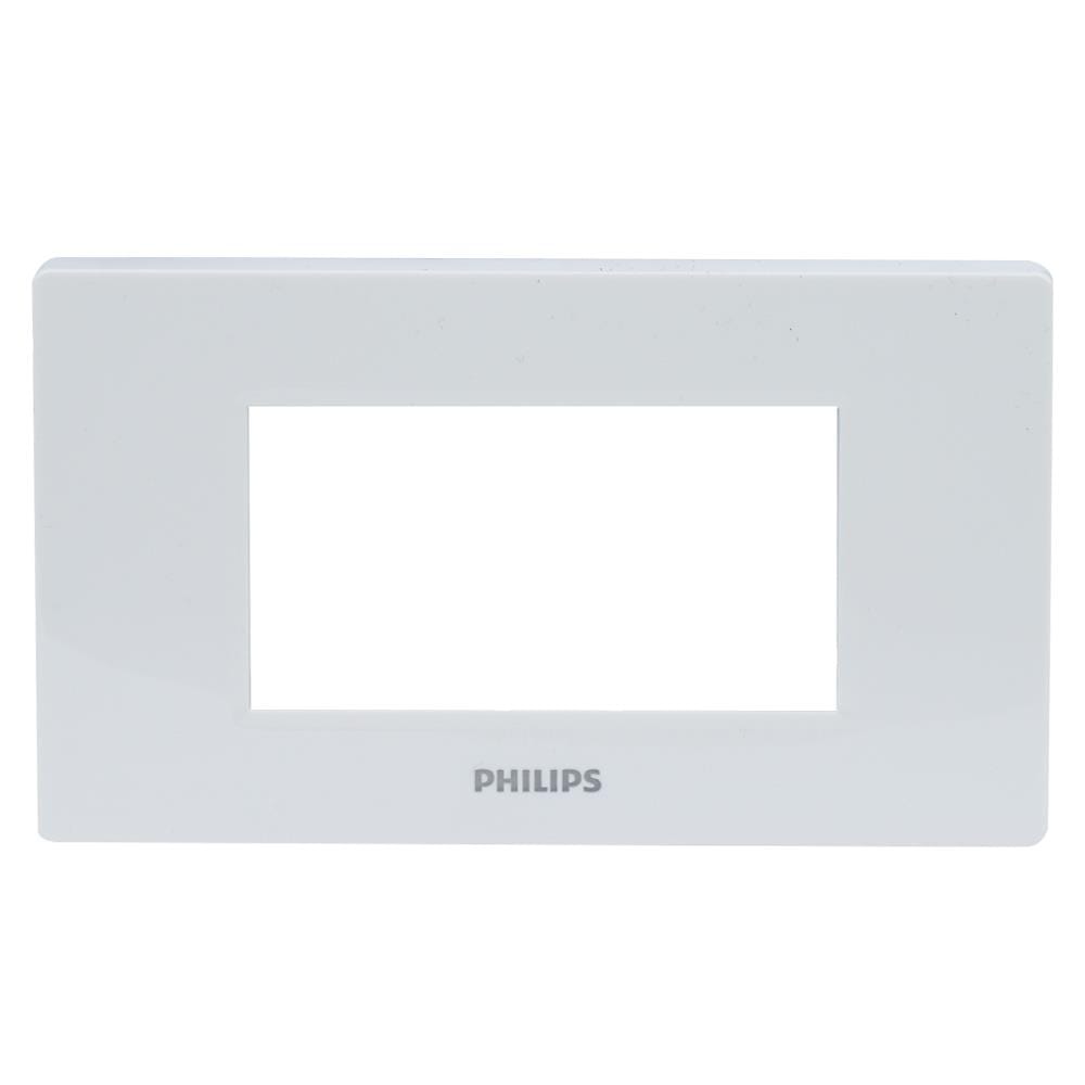 หน้ากาก 3 ช่อง PHILIPS LEAF สีขาว